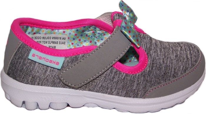 SKECHERS SOULIER FILLE PETIT GRIS 11